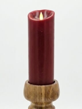 Luminara - Flameless LED Candle - Indoor - Wax - Burgundy